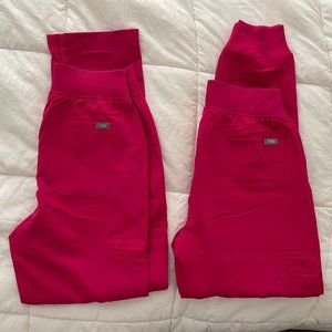 FIGS Ultra Pink Scrub Sets -- Size Small NWT